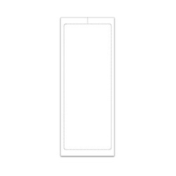 PEEL n SEAL™ Blank Exterior Laser Window Addendum Sticker (4 1/4" X 11")