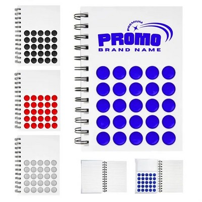 Push Pop Spiral Lined Notebook Fun Bubble Stress Relief