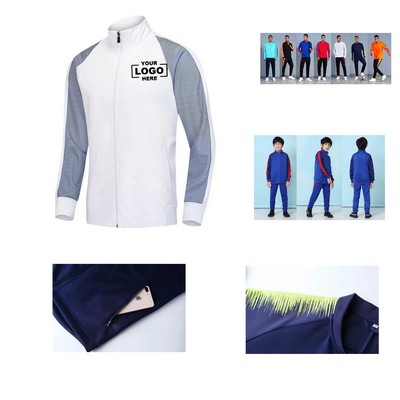 Adult Full Zip Active Wear Sweatsuit Set