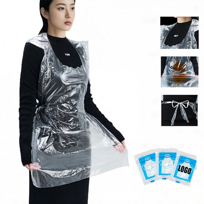 Disposable PE Apron Individually Wrapped 100pcs/set