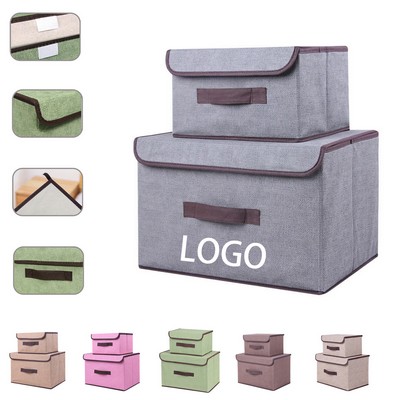 Foldable Storage Box With Lid