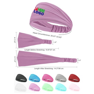 Stretchy Non-Slip Workout Headbands