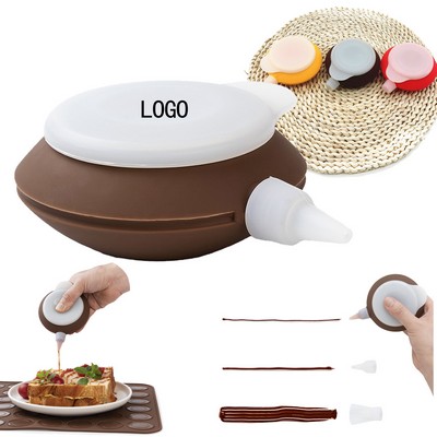 Food-Grade Silicone Icing & Pastry Decorating Bottle