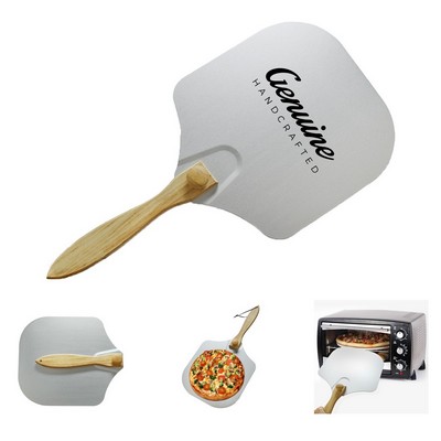 Aluminum Pizza Shovel with Wood Handle