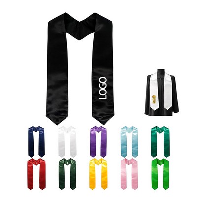 Unisex Adult Plain Graduation Stole