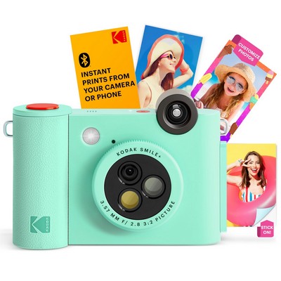 KODAK Smile+ 2-in-1 Digital Instant Print Camera & Wireless Bluetooth Photo Printer - 10MP, Speci...