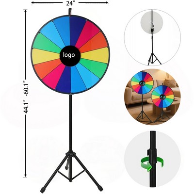 Spinning Prize Wheel 24" with Folding Tripod