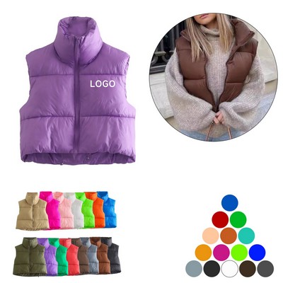 Women's Winter Crop Vest