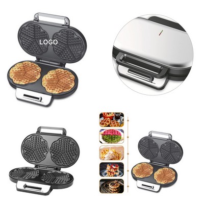 Multi Mini Heart Shaped Waffle Maker