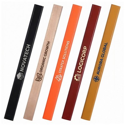 Sturdy Flat Barrel Wood Pencil