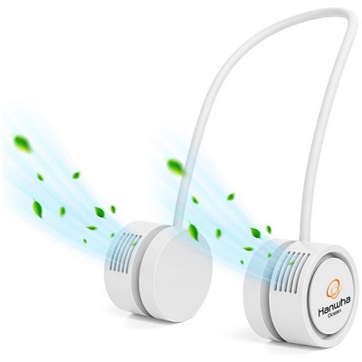 Neck Fan, Portable Bladeless Neck Fans, Foldable Rechargeable Bladeless Fan, 3 Speeds Hands-Free