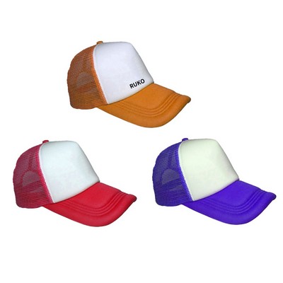 Sponge and Mesh Custom Embroidery Baseball Cap