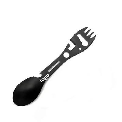 Outdoor 10" 1 Multifunctional Fork Spoon