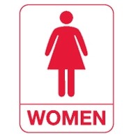 ADA Signage - Women's Restroom (Pictogram Only)