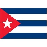 3'x5' Cuba U.N. Nylon Outdoor Flag - Style B