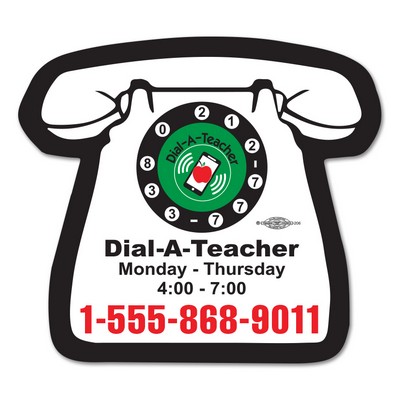 Full Color Phone Shaped Magnetic Note-Holder