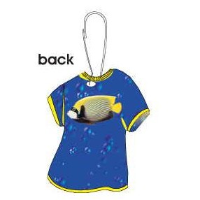 Tropical Fish T-Shirt Zipper Pull