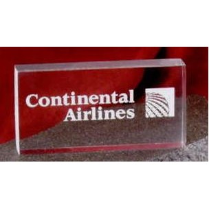 Rectangle Acrylic Paperweight (2"x4")