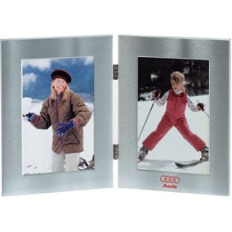 5"x7" Columbia Collection Double Window Metal Picture Frame