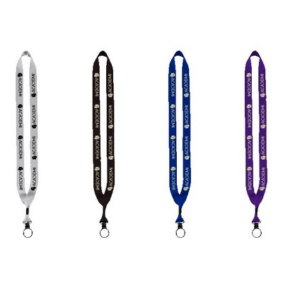 3/4" Polyester Lanyard with O-Ring