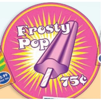 Custom Static Stick Decal w/White Back Static (117-143 Square Inch)