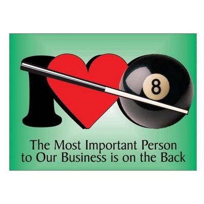 I Love Pool Rectangle Photo Hand Mirror (2½"x3½")