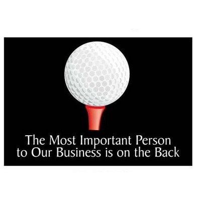 Golf Ball & Tee Photo Hand Mirror (2"x3")