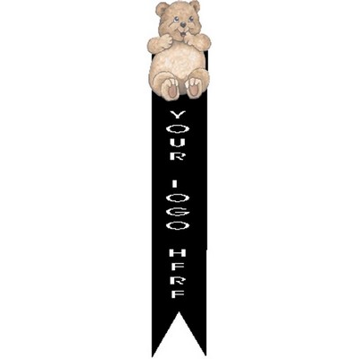Bear Cub Bookmark w/ Black Back