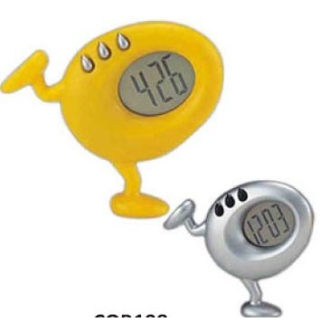 LCD Clock w/Running Egg