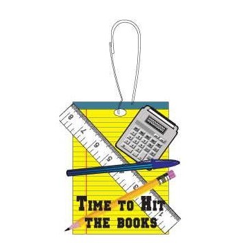 School Supplies Zipper Pull