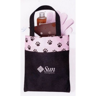 Small Paw Print Tote Bag