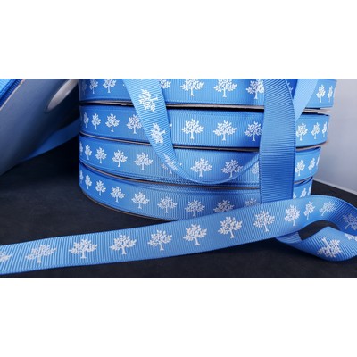 Woven Edge Grosgrain Double Faced Ribbon w/Hot Stamp (1½" x 100 Yard Roll)