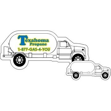Tanker Truck Mini Magnet (4"x 1 3/4")