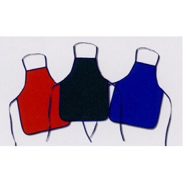 Poly Cotton Twill Basic Bib Apron w/ Rounded Corners