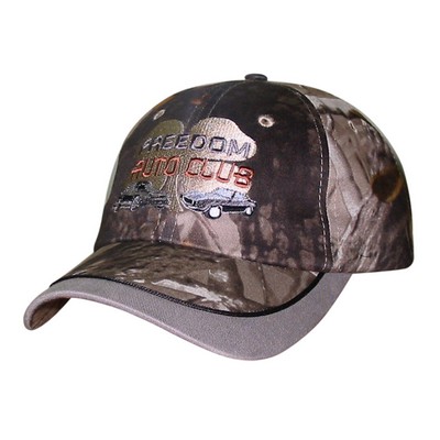 Camouflage Cap w/Wave Bill