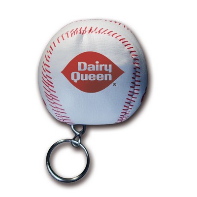 Soft Baseball Keychain