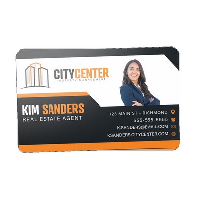 .019" Business Card Magnets w/Round Corners (3 1/2"x 2")