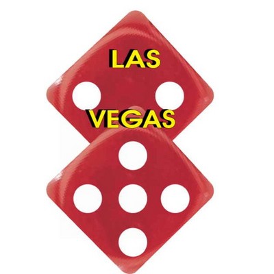 Las Vegas Dice Maxi Magnet (3 Square Inch)