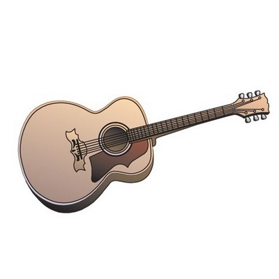 Acoustic Guitar Maxi Magnet (4 Square Inch)