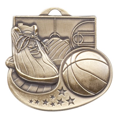 "Basketball" Star Blast Medals - 2"