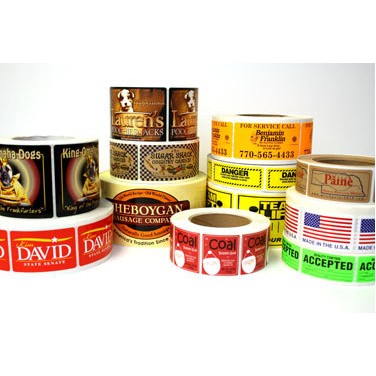 4-Color Process Rectangle Label w/Round Corners On Roll (7/8"x3 3/8")