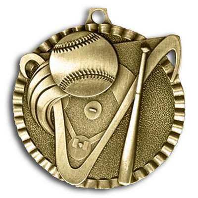 Baseball Stock Medal (2")