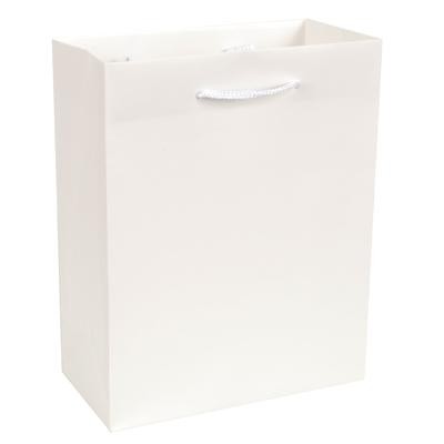 Stone Paper White EuroTote Bag (8"x4"x10")