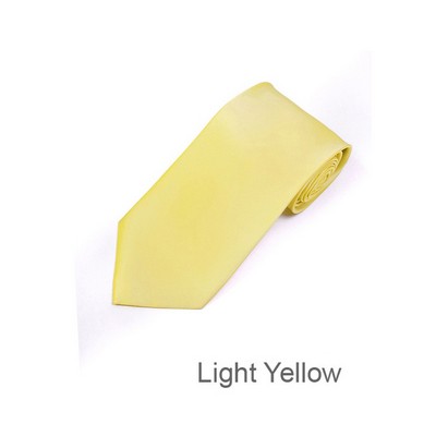 Men's Solid Silk Neck Tie