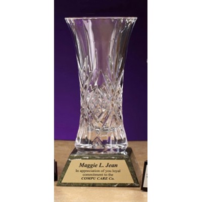 9.5" Masquerade Crystal Vase