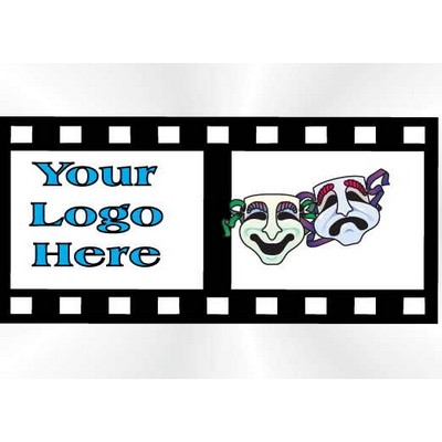 Comedy & Tragedy Metal Photo Magnet (2 1/2"x2 1/2")