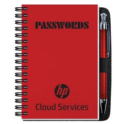 Password Keeper w/Pen Safe Back Cover