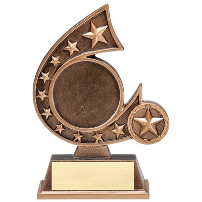 Comet Series Resin 2" Mylar Holder Insert Stand - 5 3/4" Tall