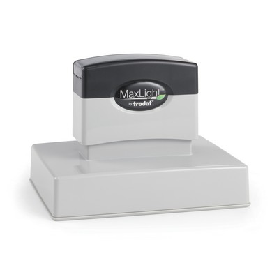 MaxLight™ Pre-Inked Rectangle Stamp (2 3/4" x 3 3/4")