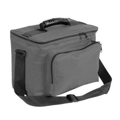USA & Union Made 600D Poly 6 Pack Cooler Lunch Case (11"x8"x6")
